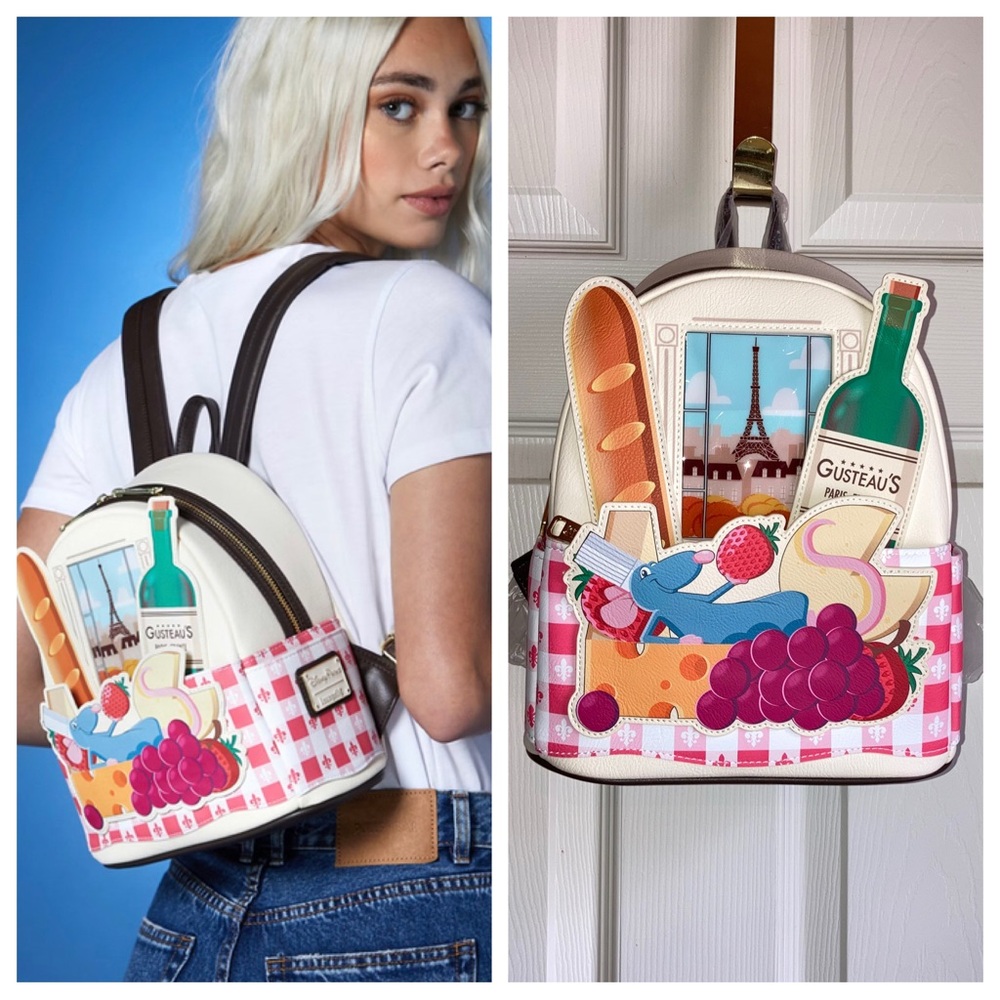 NWT Disney Loungefly Ratatouille Remy 15th Anniversary Parks Mini Backpack